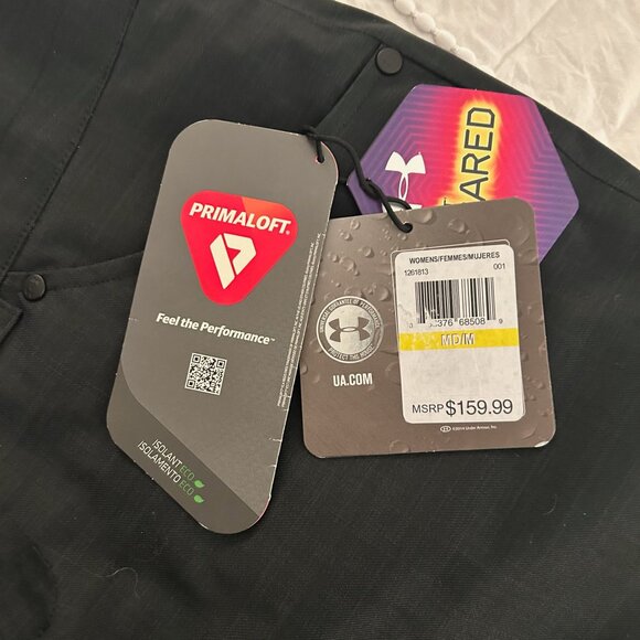 NWT Black Under Armour Snow Pants size M - Picture 3 of 12